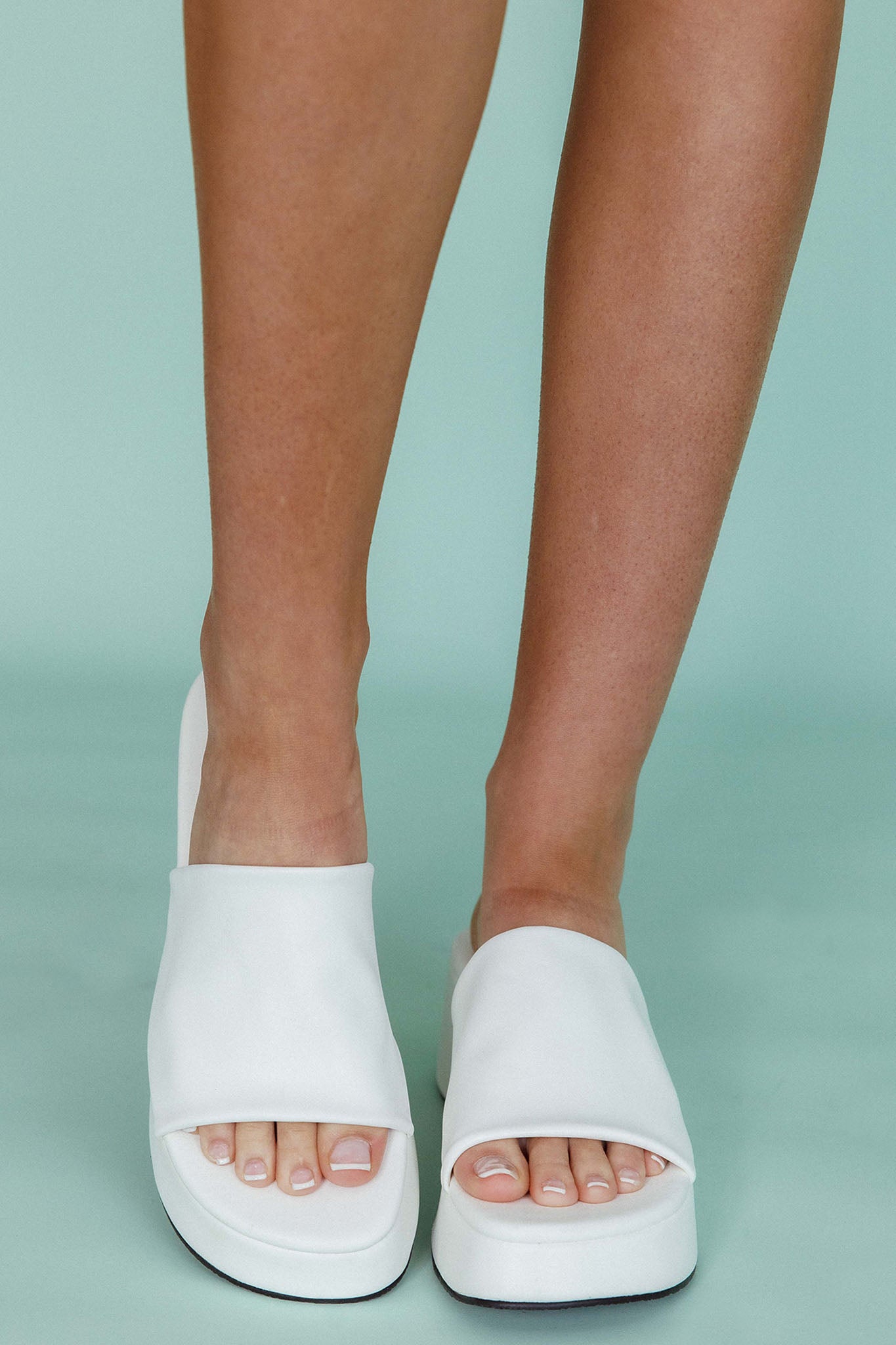 Therapy Cindy Sandal White by Selfie Leslie