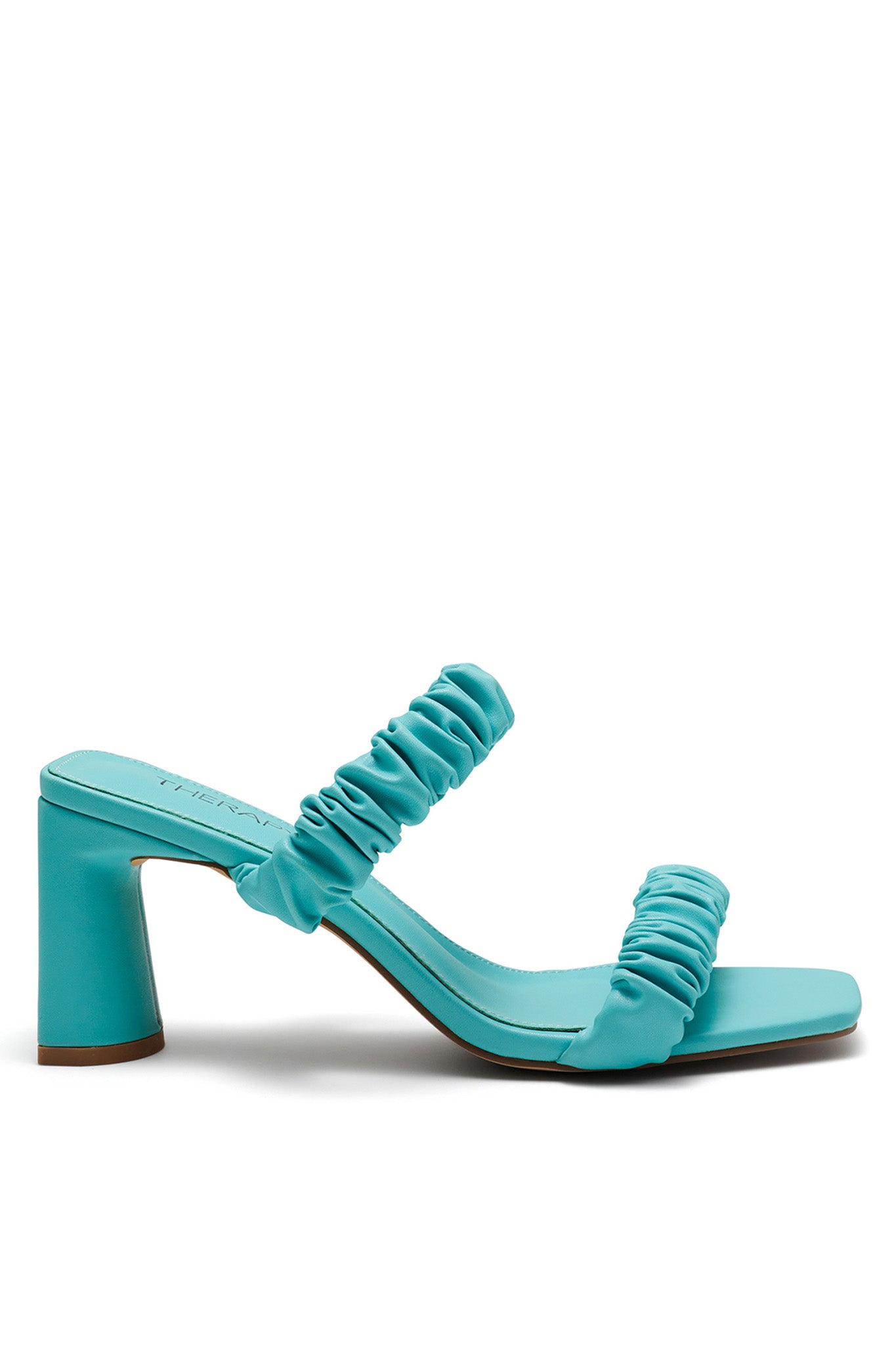 Therapy Kava Block Heel Seafoam by Selfie Leslie