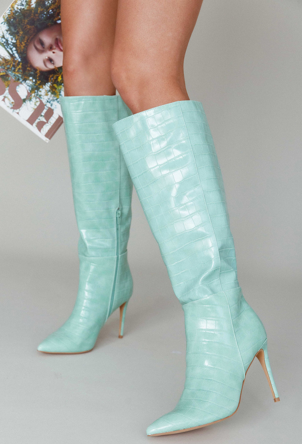 Therapy Icon Boot Seafoam by Selfie Leslie