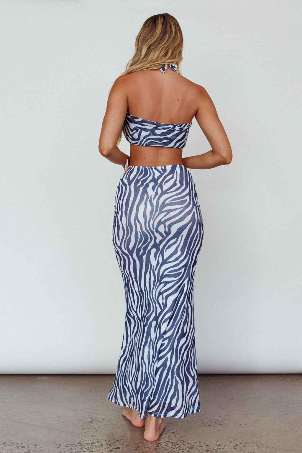 Just Like That Multiway Midi Dress & Scarf Navy by Selfie Leslie