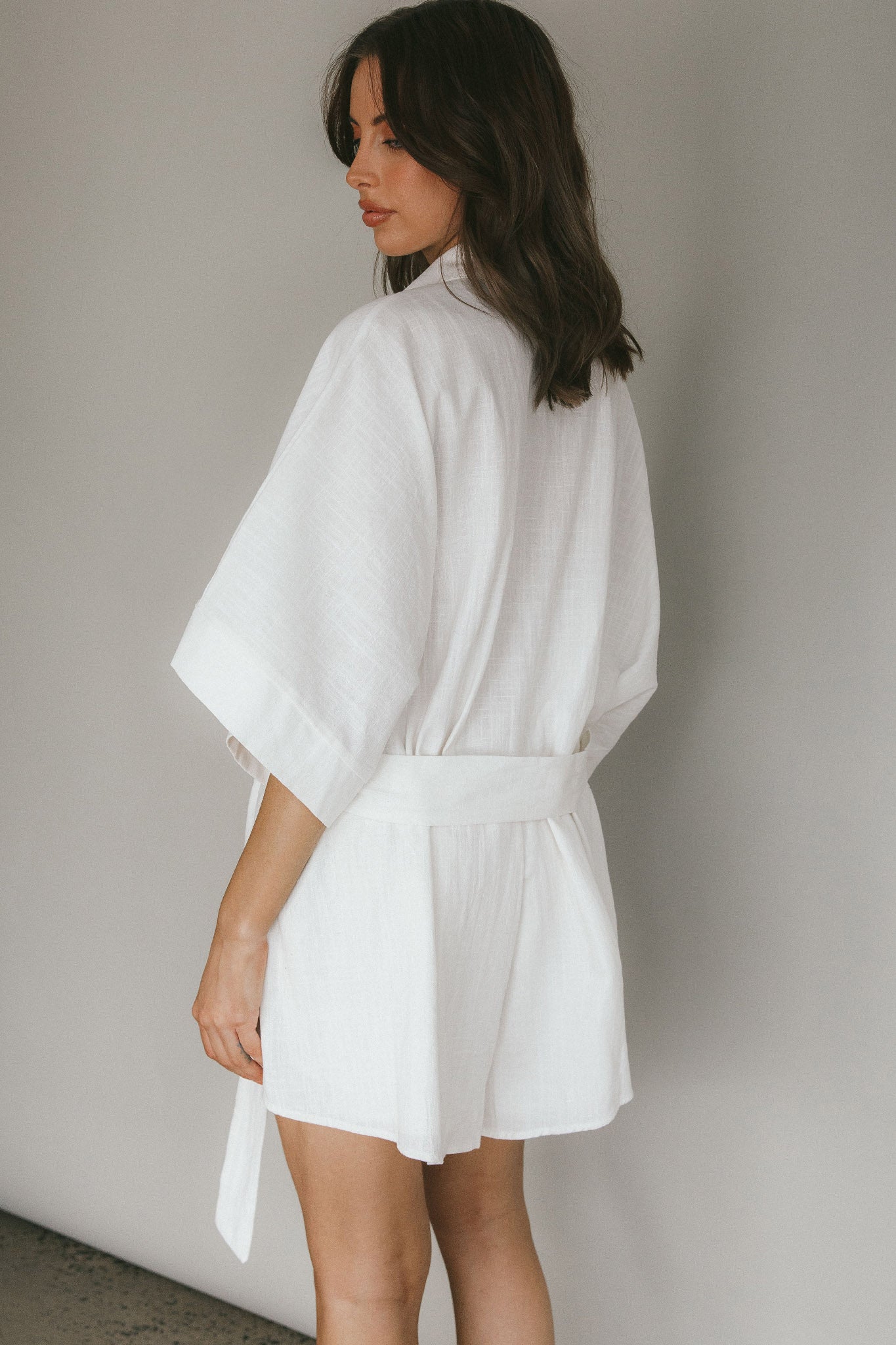 Daytona Beach Button-Up Romper White Selfie Leslie Daytona Beach Button-Up Romper White Selfie Leslie