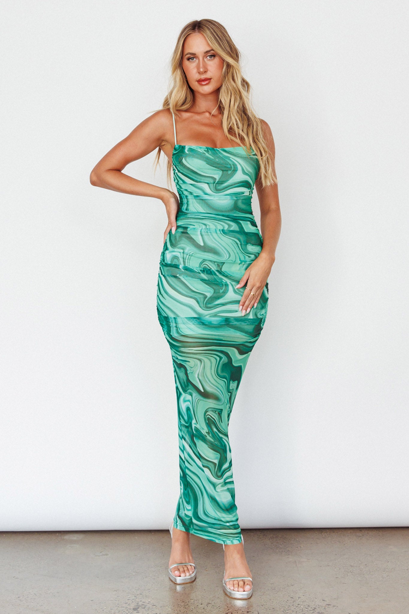miami dress Vibes 100% viscose Love In Miami Lace-Up Back