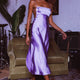 Dolce Life Low Back Midi Dress Lilac