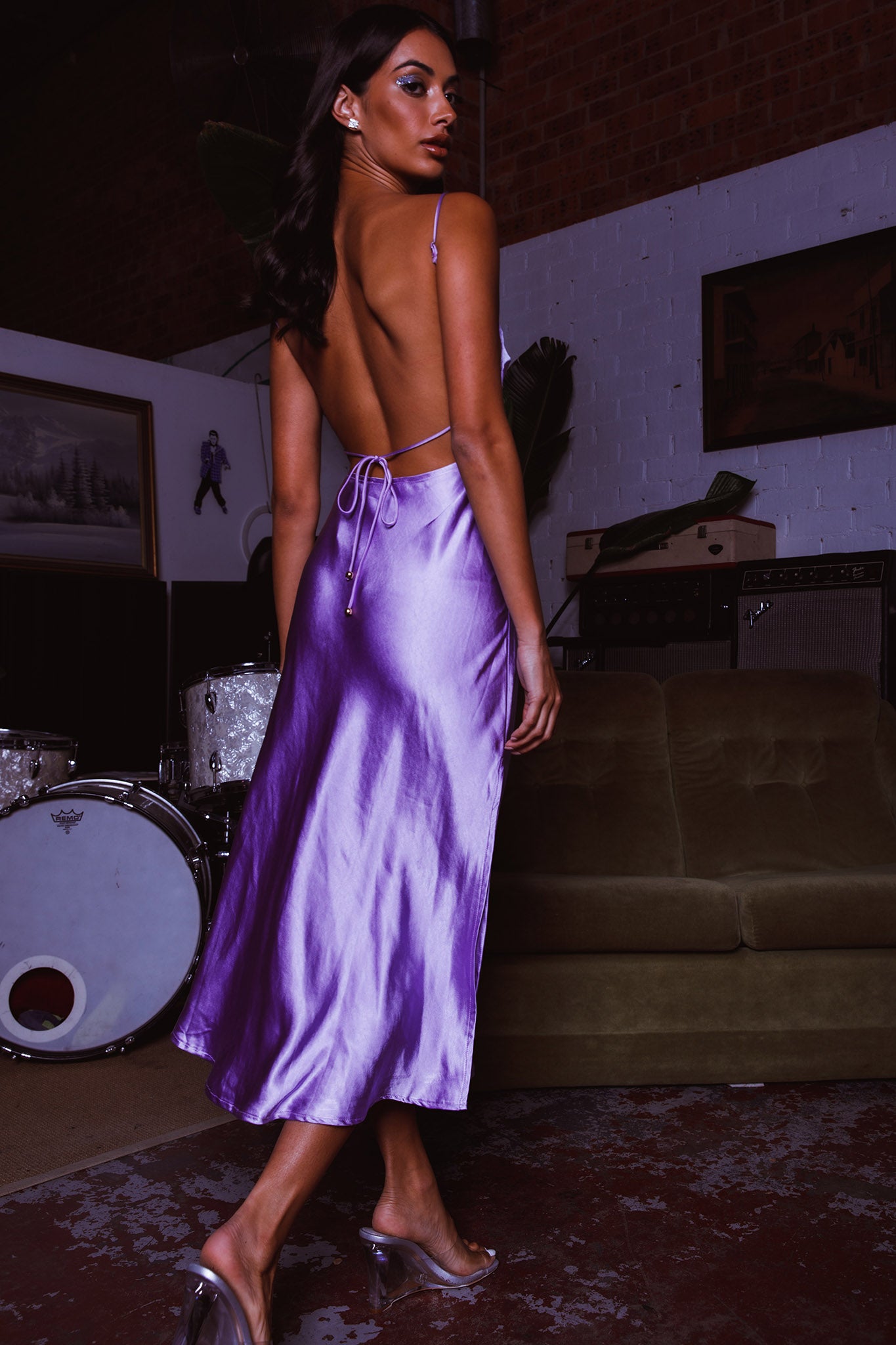 Dolce Life Low Back Midi Dress Lilac Selfie Leslie Dolce Life Low Back Midi Dress Lilac Selfie Leslie
