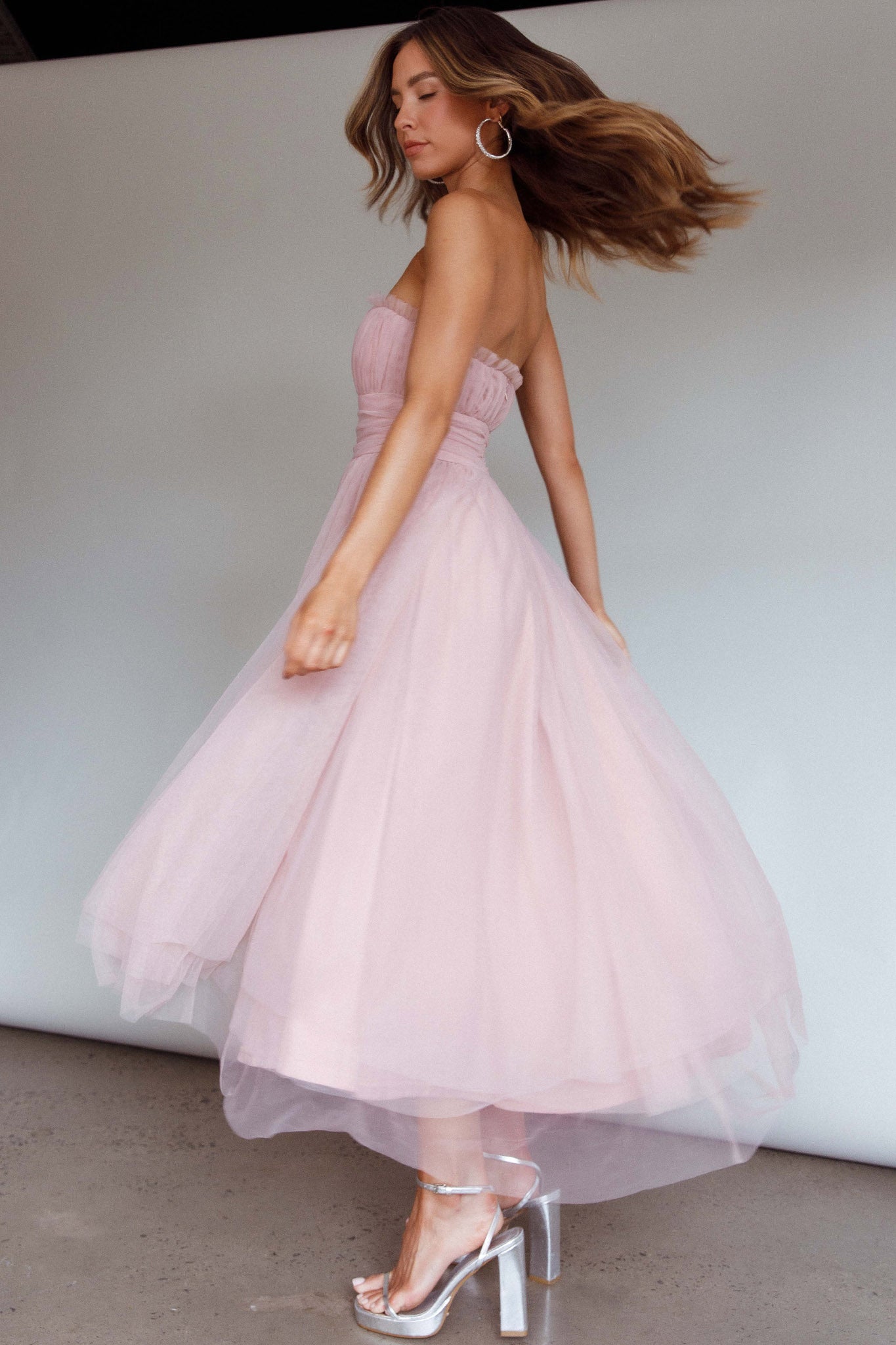 selfie leslie pink strapless dress Marlina Strapless Jacquard Mini Dress Pink