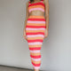 Chase The Sunrise Knit Maxi Skirt Striped Pink