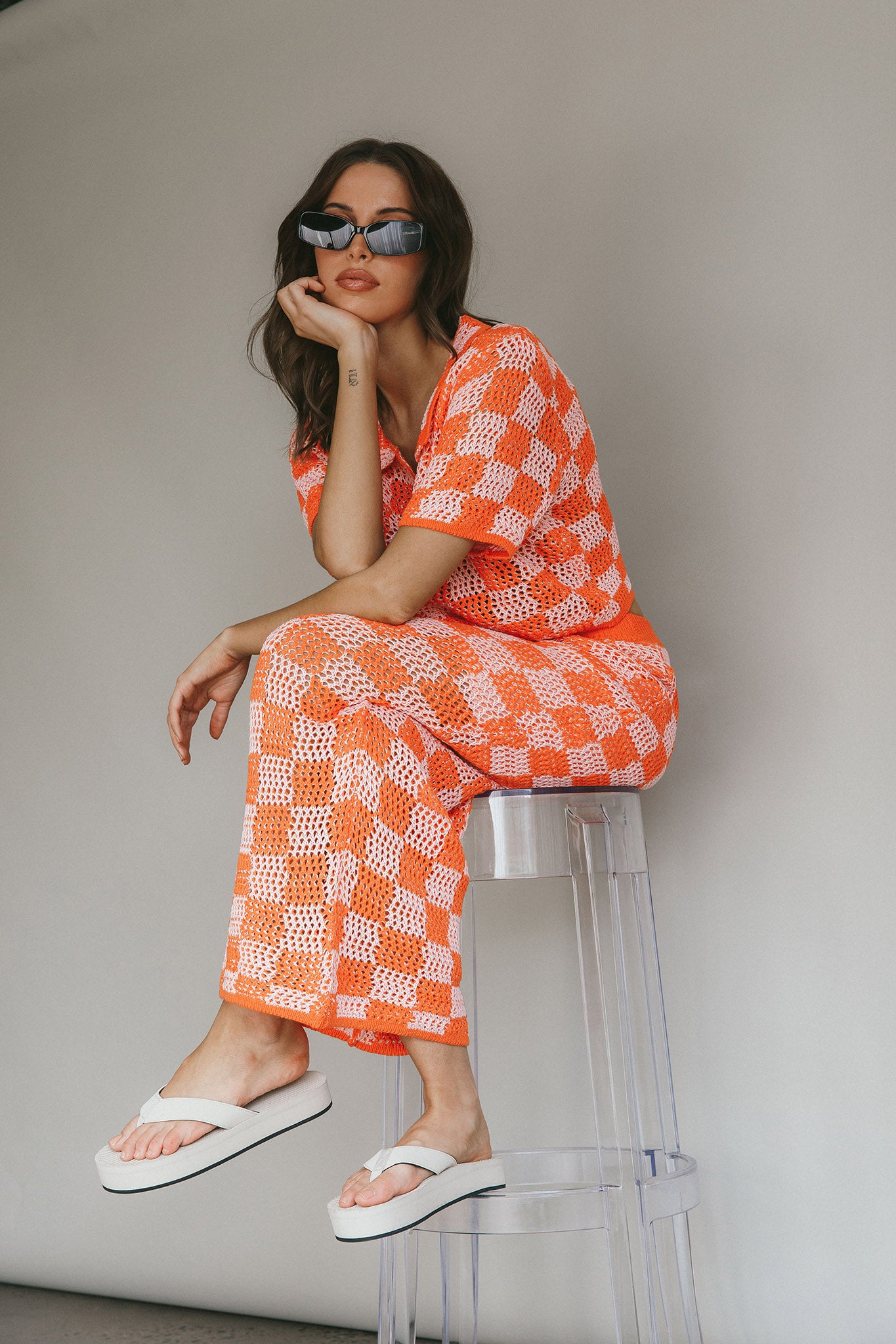 Byron Bay Crochet Maxi Skirt Sunset by Selfie Leslie