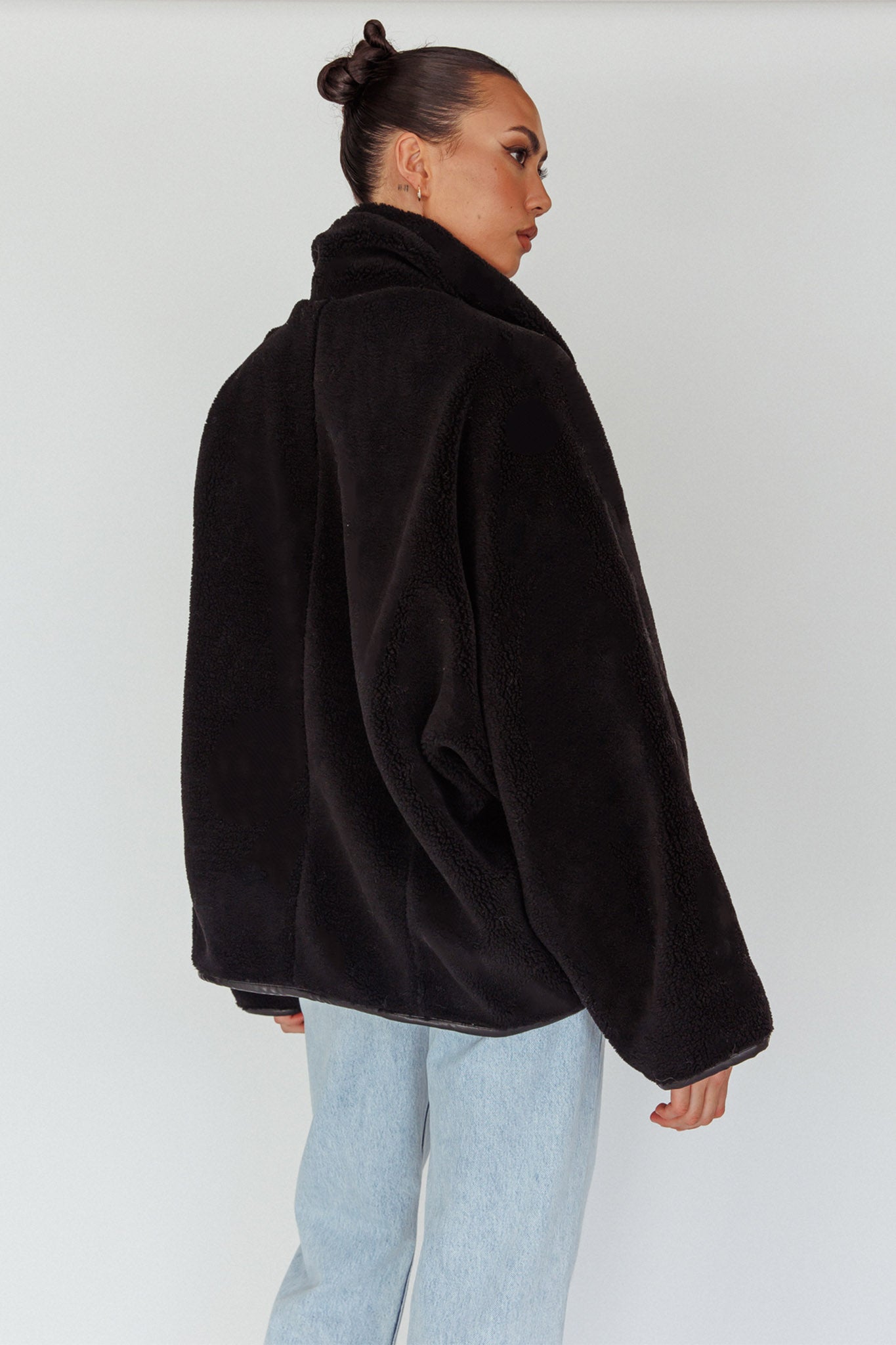 Cambra Toggle Jacket Black by Selfie Leslie