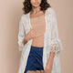 Laurie Floral Cardigan White