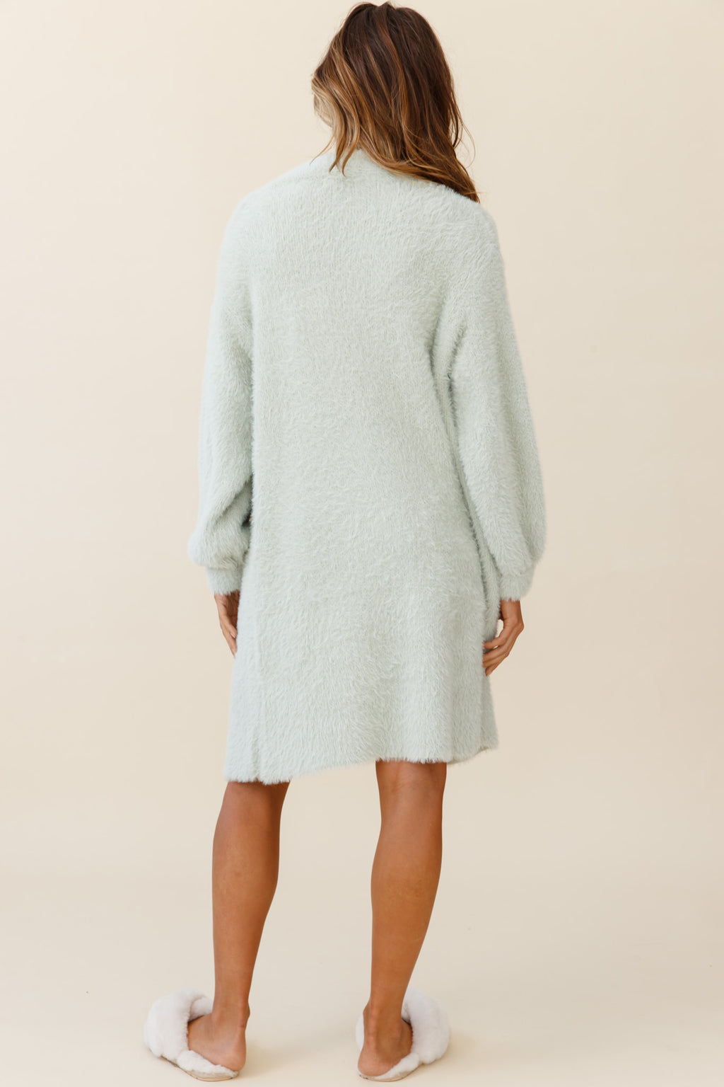 Hold The Phone Long Sleeve Duster Cardigan Sage by Selfie Leslie