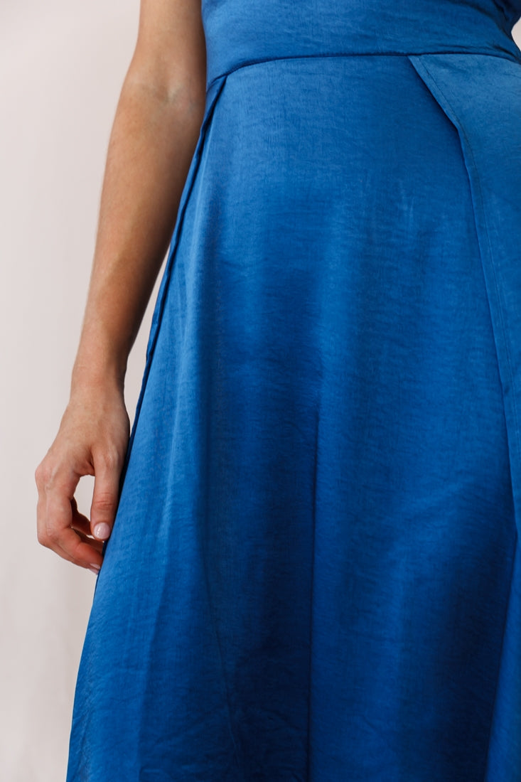 Joanne Empire Waist Maxi Dress Navy by Selfie Leslie