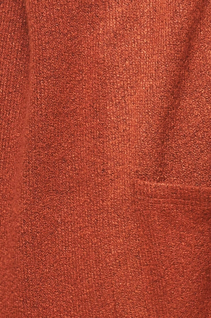 Brookhaven Cafe Long Sleeved Cardigan Rust by Selfie Leslie