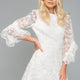 Elena Embroidered Going Out Dress White