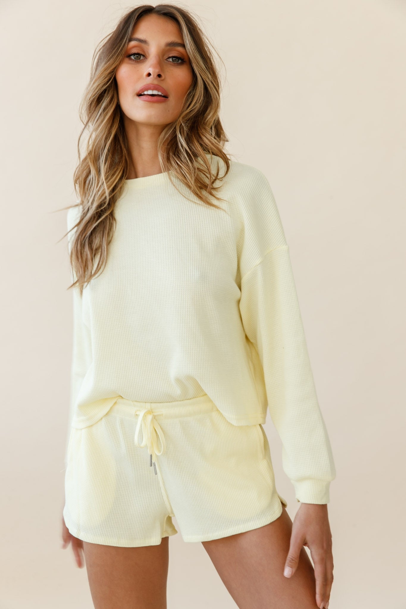 Feels Like Sunshine Dropped Sleeve Pullover Top by Selfie Leslie